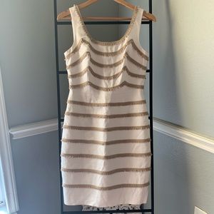 Trina Turk Embroidered White Dress